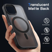 Carica l'immagine nel visualizzatore di Gallery, JETech Cover Magnetica Opaca per iPhone 15, Nero