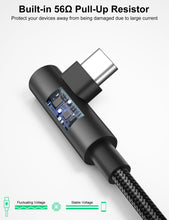 Carica l'immagine nel visualizzatore di Gallery, iMangoo Cavo USBC intrecciato 2m Ricarica 120W 6A 90 Gradi per Xiaomi Redmi
