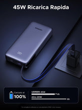 Carica l'immagine nel visualizzatore di Gallery, UGREEN Nexode 55W Power Bank 20000mAh Caricatore Portatile PC PD 45W