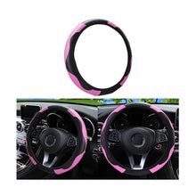Carica l'immagine nel visualizzatore di Gallery, CGEAMDY Coprivolante Auto Universale, 37-38 cm Pelle Microfibra, Rosa
