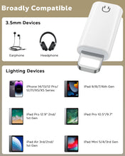 Carica l'immagine nel visualizzatore di Gallery, MoKo Adattatore Audio da Lightning a 3,5 mm (Solo Riproduzione Musicale)