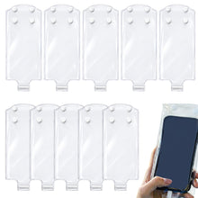 Carica l'immagine nel visualizzatore di Gallery, 10 Pezzi Buste Impermeabili per Cellulare, Trasparenti in PVC, Adatte per Smartphone da 6 a 6,9 Pollici, Protezione da P