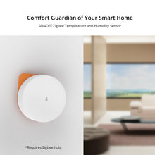 Carica l'immagine nel visualizzatore di Gallery, SONOFF Mini sensore di temperatura e umidità 2pcs, richiede un hub, Zigbee, per il monitoraggio remoto e la domotica, te