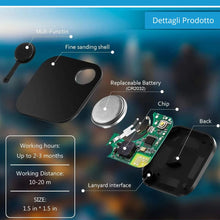 Carica l'immagine nel visualizzatore di Gallery, Air Localizzatore Portachiavi GPS 2PZ Tag Bluetooth compatibile con Apple iOS - Android Smart Samsung, Tracker Trova tut