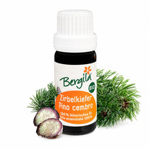 Carica l'immagine nel visualizzatore di Gallery, Bergila olio essenziale PINO CEMBRO BIO, 10 ml - 100% naturale di materia prima biologica - qualità controllata e certif