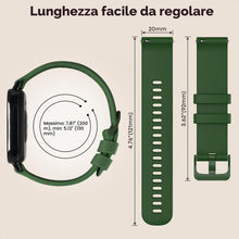Carica l'immagine nel visualizzatore di Gallery, BDIG Cinturino da 20 mm Compatibile con Amazfit Active 3 Premium/Active 2/Active, Cinturino in Silicone Morbido Conforte
