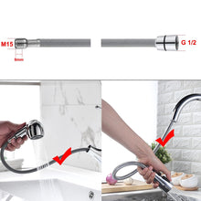Carica l'immagine nel visualizzatore di Gallery, ONECE Flessibile per Miscelatore Cucina Estraibile, M15/1 x G1/2 x 150 cm