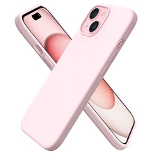 Carica l'immagine nel visualizzatore di Gallery, ORNARTO Cover per iPhone 15 Silicone,Antiurto,Rosa Creta