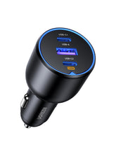 Carica l'immagine nel visualizzatore di Gallery, UGREEN 130W Caricatore Auto USB C 3 Porte Accendisigari USB C 100W