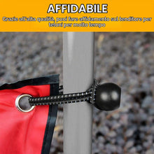 Carica l'immagine nel visualizzatore di Gallery, Adiwo 50 PCS Corde Elastiche con Sfere da 10 cm, Elastici per Teloni Durevole Portatile, Corda Elastica in Gomma, Corda 