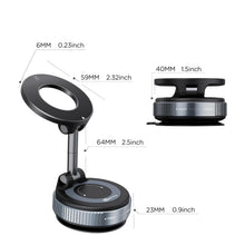 Carica l'immagine nel visualizzatore di Gallery, MSXTTLY Supporto Magnetico Cellulare Auto Vmag-S1, Supporto Telefono Auto per Magsafe, 360° Rotazione Pieghevole, Magnet