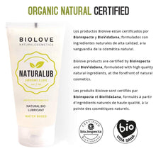 Carica l'immagine nel visualizzatore di Gallery, Naturalub Gel Lubricante sessuale a base d'acqua 100% naturale senza parabeni, solfati né siliconi