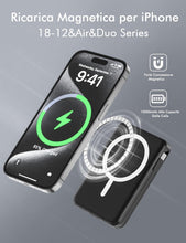Carica l'immagine nel visualizzatore di Gallery, Podoru Power Bank per MagSafe, 10000mAh Magneitco Powerbank per iPhone