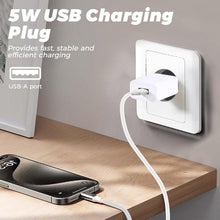 Carica l'immagine nel visualizzatore di Gallery, 4 Pezzi 5W Caricatore Presa USB, 5V/1A Alimentatore Caricabatterie USB Spina Charger Prese Spinotto Compatibile con iPho