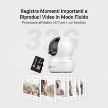 Carica l'immagine nel visualizzatore di Gallery, EZVIZ Micro SD, Scheda di Memoria fino a 90MB/Sec, Specialmente per EZVIZ Telecamere, Video camere di Sorveglianza, Nero