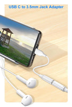 Carica l'immagine nel visualizzatore di Gallery, Adattatore USB C a Jack 3.5 mm per Cuffie, Adattatore Audio Aux USB Tipo C a Jack per Cuffie, Compatibile con iPhone 17/