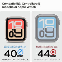 Carica l'immagine nel visualizzatore di Gallery, Spigen Cover Ultra Hybrid Compatibile con Apple Watch Series per 6/SE/5/4 40mm - Crystal Clear