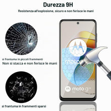 Carica l'immagine nel visualizzatore di Gallery, 3 Pezzi Vetro Temperato Dello Schermo Protector per Motorola Moto G14/G32/G54/G62/G64/G73/G84 6.5" Durezza 9H Anti Graff