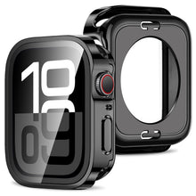 Carica l'immagine nel visualizzatore di Gallery, Amizee 2 in 1 Cover [2 Pezzi] Compatibile con Apple Watch Series 11/10 46mm con Vetro Temperato, PC Rigido Copertura Com