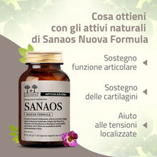 Carica l'immagine nel visualizzatore di Gallery, Sanaos Salugea, Integratore naturale per articolazioni, tendini e legamenti. Con Boswellia, Artiglio del Diavolo, Frassi