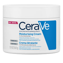 Carica l'immagine nel visualizzatore di Gallery, CeraVe Crema idratante per viso e corpo, adatta per pelli secche a molto secche, idrata e ripristina la barriera della p