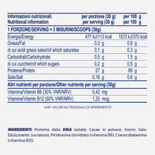 Carica l'immagine nel visualizzatore di Gallery, PROLABS PURE SOY ISOLATE - Proteine in Polvere Isolate, 89,5% Proteine Vegane Purissime di Soia - Protein Powder con Vit