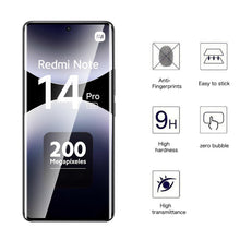 Carica l'immagine nel visualizzatore di Gallery, WFTE [2-Pezzi Vetro Temperato per Xiaomi Redmi Note 14 Pro 5G/Poco X7 Pellicola Protettiva 3D Copertura Completaper [Dur