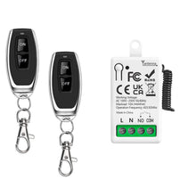 Carica l'immagine nel visualizzatore di Gallery, 433 Mhz AC 220V 230V 1Canale Interruttore Di Controllo Remoto Wireless Modulo Ricevitore Rele RF Con 2 Trasmettitori, Co