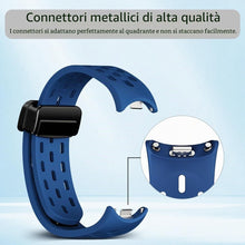 Carica l'immagine nel visualizzatore di Gallery, Cinturino Silicone Compatibile con Xiaomi Mi Band 10/Mi Band 9/8, Ricambio Cinturino, Chiusura Magnetica, Regolabile Spo