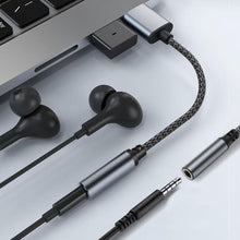 Carica l'immagine nel visualizzatore di Gallery, Mepsies Adattatore Audio USB a Jack 3,5 mm, Adattatore USB a Audio AUX Jack