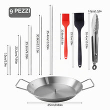 Carica l'immagine nel visualizzatore di Gallery, Spiedo verticale in acciaio inox, set di spiedini da kebab con 5 spiedini intercambiabili e vassoio di raccolta per gyro