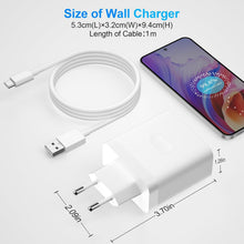 Carica l'immagine nel visualizzatore di Gallery, 120W SUPERVOOC Caricatore Rapido con Cavo USB C 1M per OPPO Find X5 X3 2 Neo Reno13FS 13F 12 11F per realme GT 7 Pro 6 6