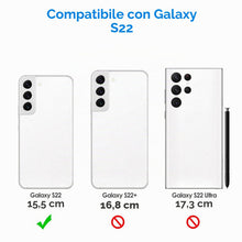 Carica l'immagine nel visualizzatore di Gallery, JETech Cover Slim per Samsung Galaxy S22, Nero