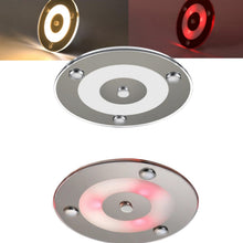 Carica l'immagine nel visualizzatore di Gallery, 2 pezzi 100mm Plafoniera LED Soffitto 12V Camper con Interruttore, 3W Rotondità Plafoniera Interna con Luce di Riempimen