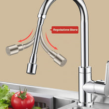 Carica l'immagine nel visualizzatore di Gallery, Prolunga Rubinetto Cucina 15cm,Rompigetto Rubinetto 360° Gradi Doccetta per lavarsi i denti e lavare il viso, lavare i c