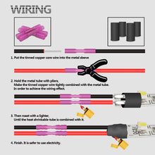 Carica l'immagine nel visualizzatore di Gallery, Cavo di Prolunga da 20 Metri 2x0,32mm² 22AWG 2 Conduttori Cavo Elettrico Rosso e Nero in Rame Stagnato a Trefoli per 12 