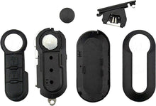 Carica l'immagine nel visualizzatore di Gallery, Ricambio Chiave per Telecomando Compatibile per Fiat Grande Punto Evo Panda Bravo Stilo 500 L e Lancia Y Delta Musa abar