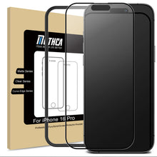 Carica l'immagine nel visualizzatore di Gallery, Mothca Vetro Temperato Opaco per iPhone 17 / iPhone 16 Pro, Pellicola Full Coverage Antiriflesso Anti-Impronta, 9H Anti-