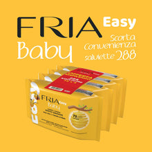 Carica l'immagine nel visualizzatore di Gallery, Fria Easy Baby Salviette per Cambio Pannolino, con Aloe Vera ed Estratto di Miele ad Effetto Idratante sulla Pelle, Derm