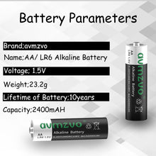 Carica l'immagine nel visualizzatore di Gallery, batterie AA 80 pezzi, LR6 batteria alcalina 1,5 V, a lunga durata, potente, può essere utilizzata per giocattoli, svegli