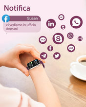 Carica l'immagine nel visualizzatore di Gallery, Smartwatch Donna Piccolo Elegante Orologio Fitness Impermeabile