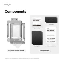 Carica l'immagine nel visualizzatore di Gallery, elago Pellicola in Vetro Temperato+ per iPhone Duo [2 Pezzi]