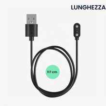 Carica l'immagine nel visualizzatore di Gallery, kwmobile Cavo Caricabatterie Compatibile con Ticwatch GTH/Oppo Watch Free Cavo - Carica Batterie USB Smartwatch - Cavett