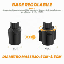 Carica l'immagine nel visualizzatore di Gallery, CGEAMDY Vassoio per Alimenti per Auto, Universali Multifunzionale Girevole Vassoio Auto Regolabile, con Rotazione Girevo