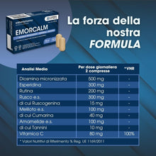 Carica l'immagine nel visualizzatore di Gallery, CISBANI PHARMA Emorcalm Diosmina 500 mg, Esperidina 300 mg per Ragadi anali