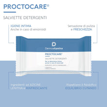Carica l'immagine nel visualizzatore di Gallery, Dermovitamina - Proctocare Salviette Detergenti - Confezione da 15 Pezzi