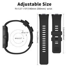 Carica l'immagine nel visualizzatore di Gallery, Tobfit Cinturino per Xiaomi Redmi Watch 4/ Redmi Watch 5/ Watch 6, Cinturino Silicone di Morbido Traspirante per Xiaomi 