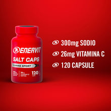 Carica l'immagine nel visualizzatore di Gallery, Enervit Salt Caps, Integratore Multivitaminico a Base di Sali Minerali per Sportivi, Favorisce la Reidratazione Durante 