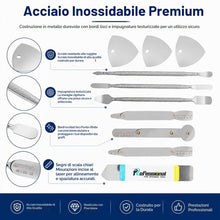 Carica l'immagine nel visualizzatore di Gallery, 9 Utensili per Smontaggio Elettronica, Strumenti di Riparazione per Telefoni Cellulari in Inossidabile, Strumento di Ape