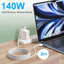 Carica l'immagine nel visualizzatore di Gallery, Cavo USB C a Magnetico Safe 140W PD Ricarica Veloce per MacBook M